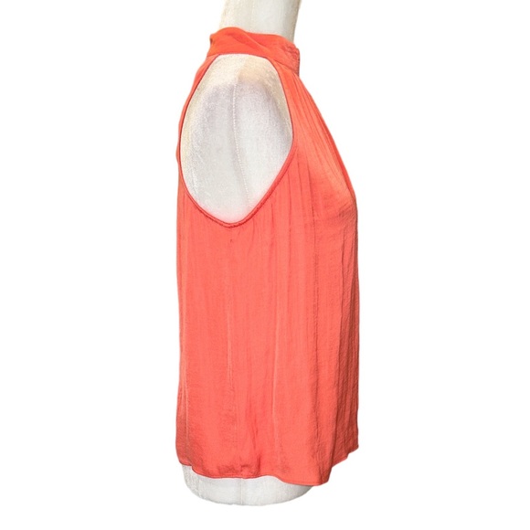 NWT JOIE Orange High Neck Sleeveless Tank Top - S - Picture 4 of 11